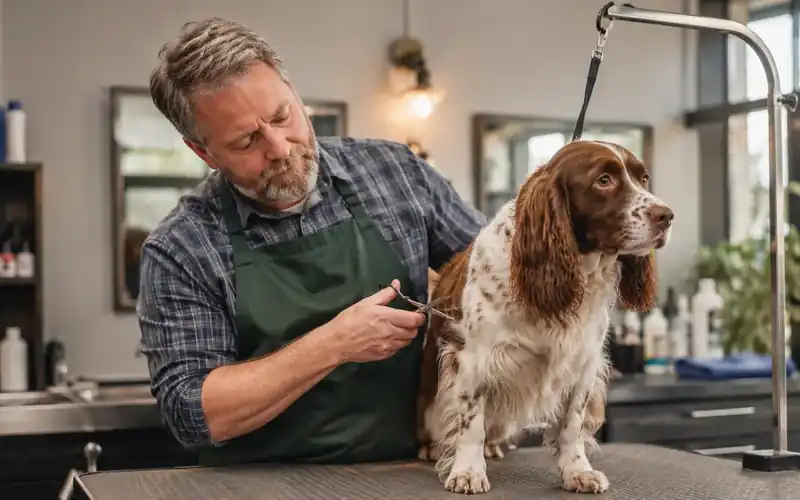 Professional pet grooming